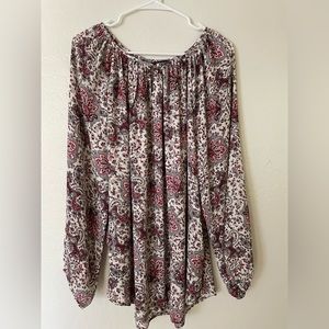 Chaps Floral Blouse